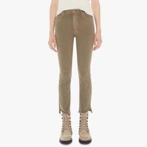 Mother High Waisted Rascal Ankle Step Fray jeans Capers 27